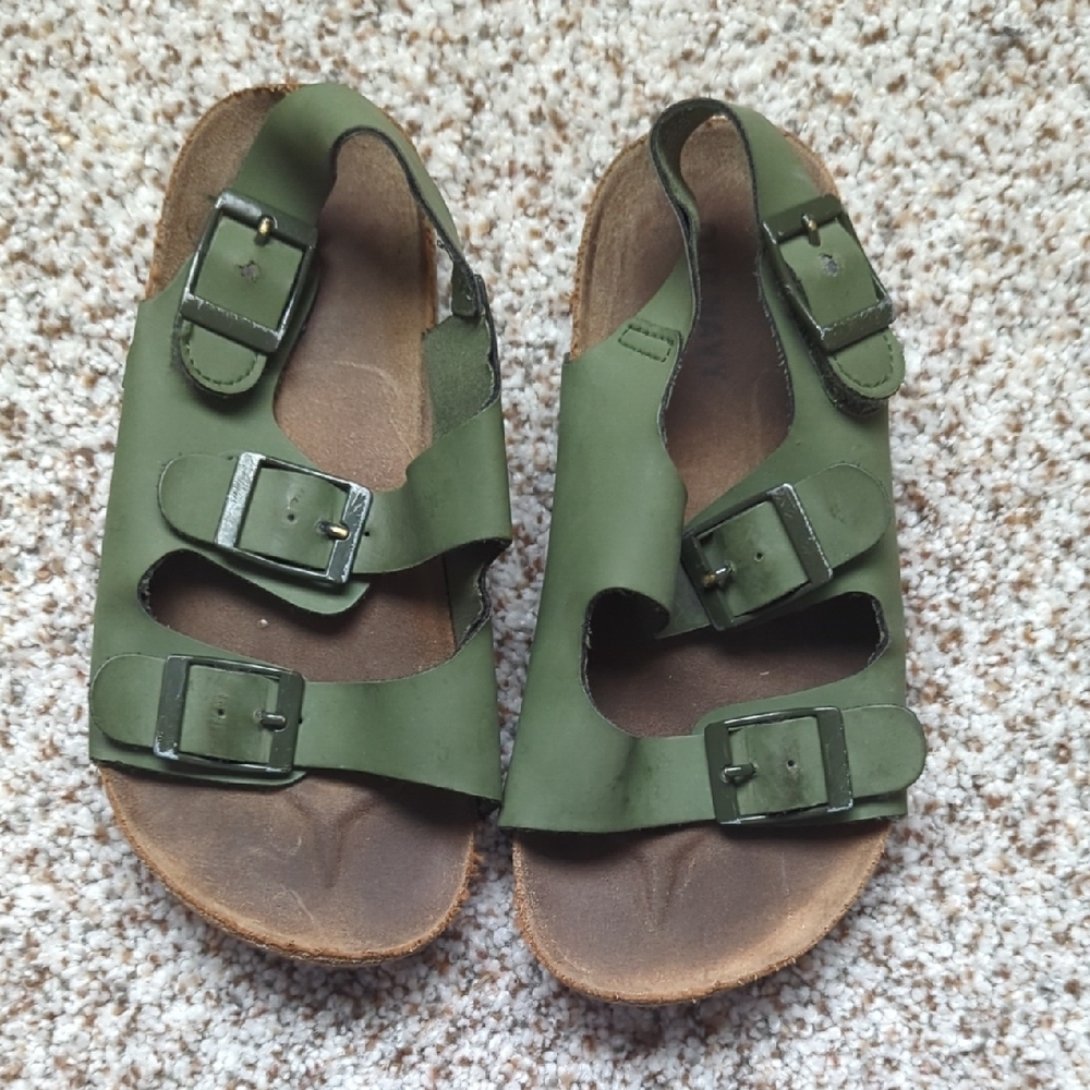 Green Kids Sandals